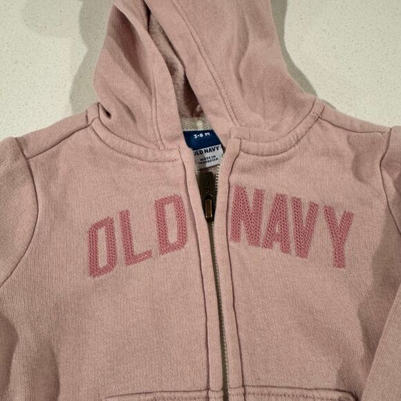 Old Navy Pink 3-6M ZIp Up Jacket - Picture 2 of 5